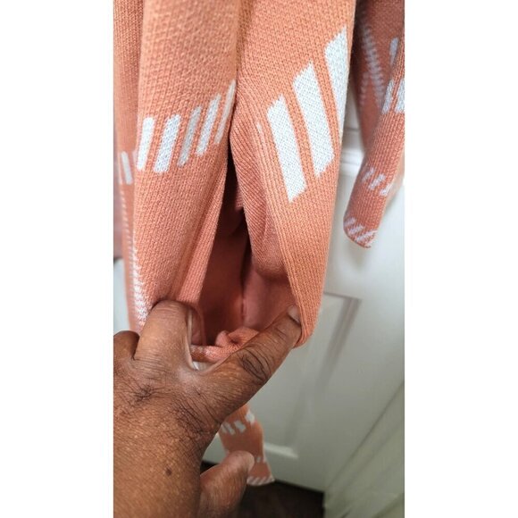 COPY - Antthony Womens Open-Front Cardigan Sweater - Geometric Pattern - Size … - Picture 6 of 12